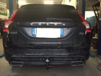 Gancio traino estraibile ELLEBI montato su VOLVO V 60