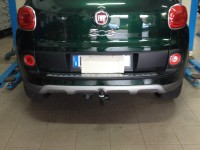 Gancio traino estraibile Ellebi montato su 500 L