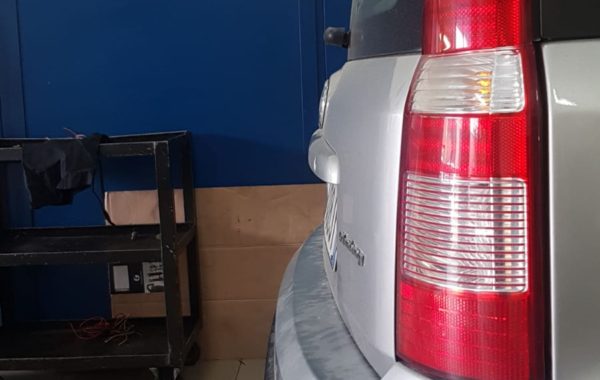 Gancio traino estraibile Brink Ellebi montato su Fiat Panda 4X4