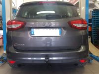 Gancio estraibile orizzontale BMA BRINK ELLEBI montato su Ford C Max
