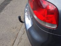 Gancio estraibile orizzontale  BRink Ellebi montato su Vw Touareg