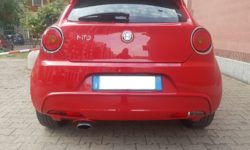 Installazione gancio estraibile orizzontale Brink Ellebi  su ALFA MITO