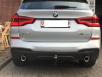 Gancio traino estraibile verticale  Brink Ellebi montato su BMW X3 X DRIVE