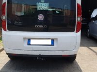 Gancio traino estraibile orizzontale Aragon montato su FIAT DOBLO’