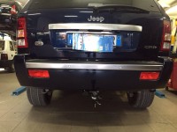Gancio traino estraibile Ellebi montato su Jeep Gran Cherokee