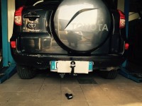 Gancio estraibile Ellebi montato su Toyota  RAV 4