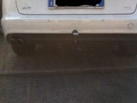 Gancio traino estraibile Ellebi montato su Audi A6