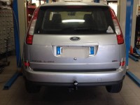 Gancio traino fisso Ellebi montato su Ford Focus C-Max