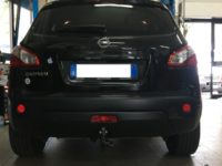 Gancio estraibile Brink Ellebi montato su Nissan Qashqai