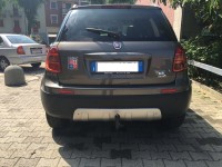 Gancio traino estraibile Brink Ellebi montato su Fiat Sedici