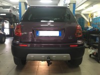 Gancio traino estraibile Brink Ellebi montato su Fiat Sedici