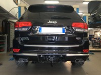 Gancio traino estraibile BMU Brink Ellebi montato su Jeep Grand Cherochee Summit
