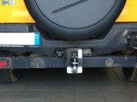 Gancio traino Westfalia fisso montato su Hummer H3