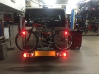 Gancio traino Ellebi con porta bici