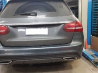 Gancio traino estraibile verticale Brink Ellebi montato su Mercedes C220 SW AMG PACK
