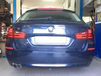 Gancio traino estraibile Brink Ellebi montato su BMW 520 D Familiare