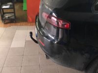 Gancio traino estraibile Verticale WESTFALIA montato su ALFA 159 SPORT WAGON