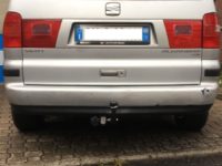 Gancio traino fisso Brink Ellebi montato su Seat Alhambra