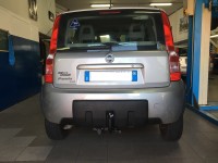 Gancio estraibile Ellebi montato su Fiat Panda 4X4