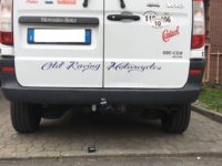 Gancio traino estraibile  Brink Ellebi montato su Mercedes Vito