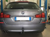 Gancio traino fisso Aragon installato su BMW 525 Touring