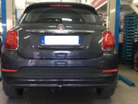 Gancio estraibile VERTICALE  BMU Brink Ellebi montato su Fiat 500X