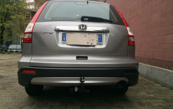 Gancio traino estraibile Ellebi su Honda CRV montato