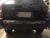 Gancio traino estraibile Ellebi montato su Jeep  GranCherokee ’07