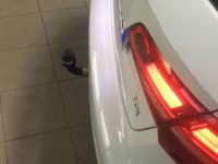 Gancio traino Fisso Aragon montato su Audi A3 Sportback