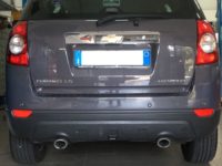 Gancio traino estraibile Brink Ellebi montato su Chevrolet Captiva