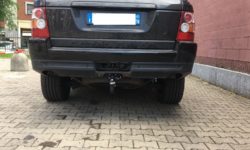Gancio traino estraibile Brink Ellebi montato su Land Rover Range Rover Sport