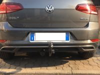 Gancio estraibile BMA Brink Ellebi montato su Volkswagen Golf