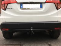 Gancio traino estraibile Brink Ellebi montato su Honda HRV
