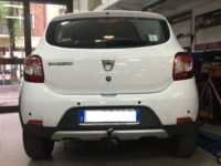 Gancio traino estraibile Brink Ellebi montato su DACIA SANDERO