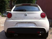 Gancio traino estraibile Ellebi montato su Alfa Mito