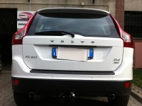 Gancio traino estraibile Ellebi montato su Volvo XC 60